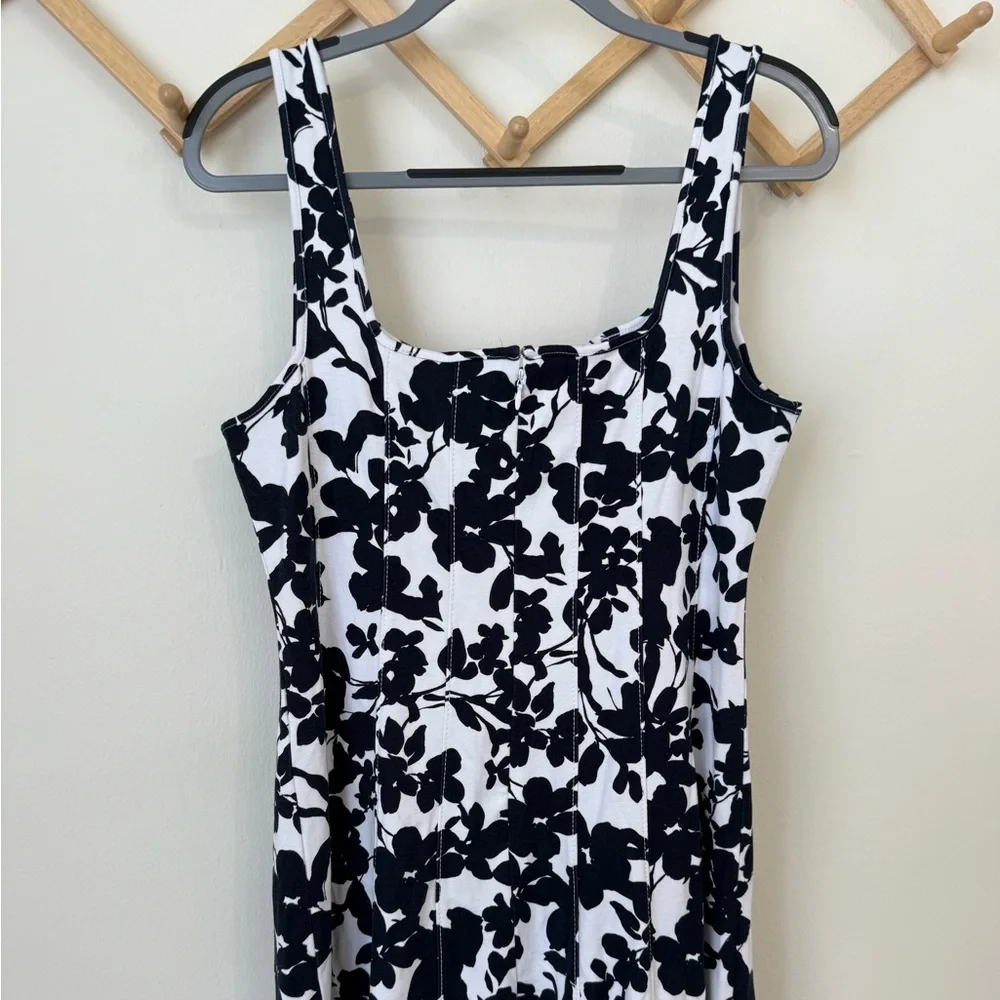 Loft Garden Seamed Ponte Midi Dress - Picture 8 of 10